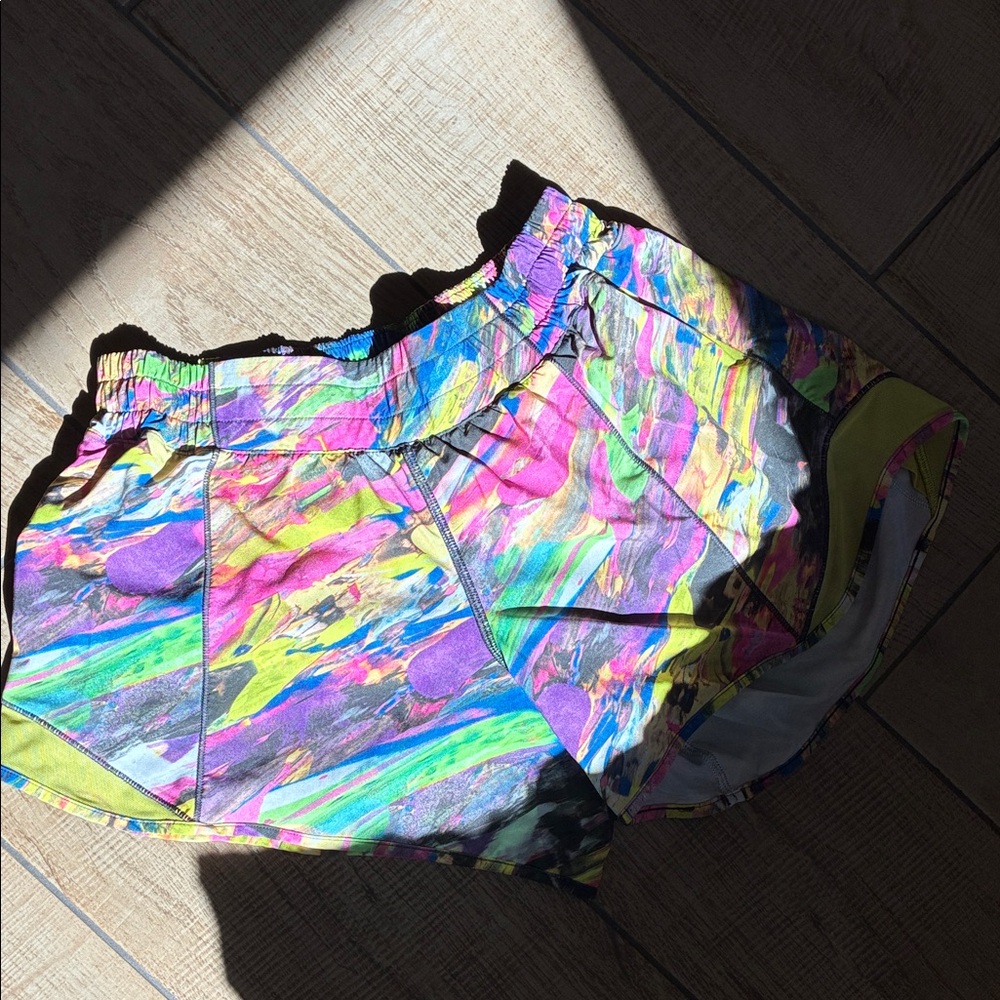 Colorful Abstract Athletic Shorts - Lululemon